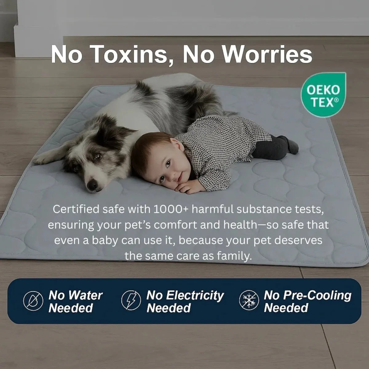 Self-Cooling Gel Pet Mat