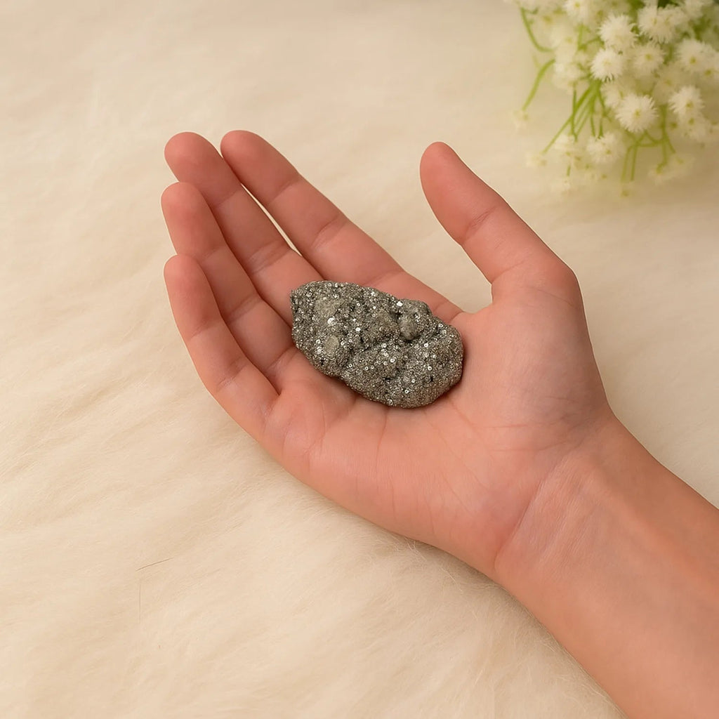 Lakshmi Yantra Pyramid With Free Raw Pyrite stone